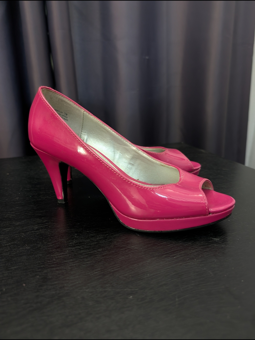 Bandolino Pink Peep Toe Heels